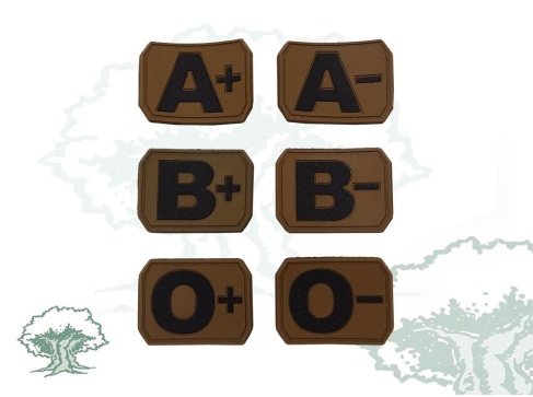 Parche grupo sanguineo coyote