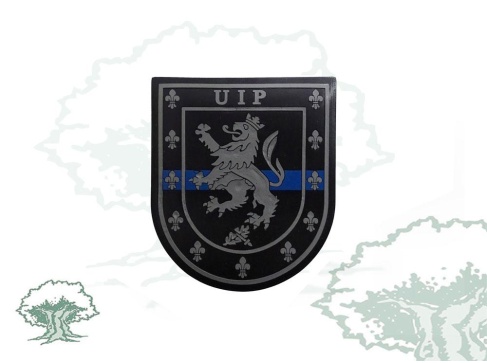 Parche UIP de la Policía Nacional línea azul