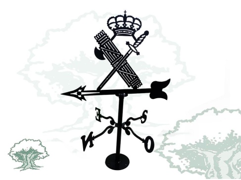 Veleta Guardia Civil de forja