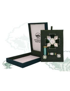 Cruz de Plata Orden del Mérito Guardia Civil de lujo