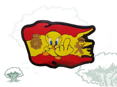 Parche Piolín con bandera de España
