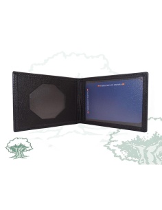 Cartera Guardia Civil simple rugosa para chapa octogonal