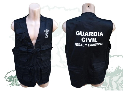 Chaleco intervención Fiscal y Fronteras Guardia Civil