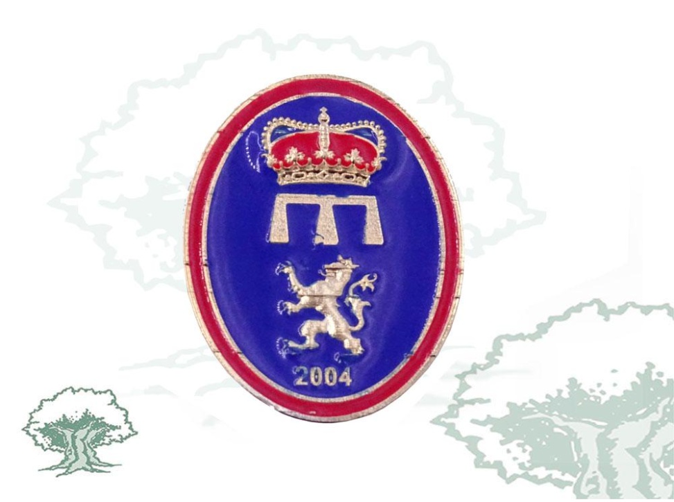 Distintivo Boda S.A.R. Príncipe de Asturias 2004 de la Policía Nacional