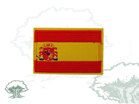 Parche bandera España escudo constitucional pequeño