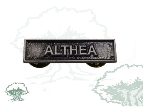 Barra Medalla Althea Barra Medalla Althea