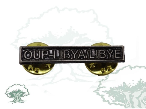 Barra Medalla Oup-Libya/Libye