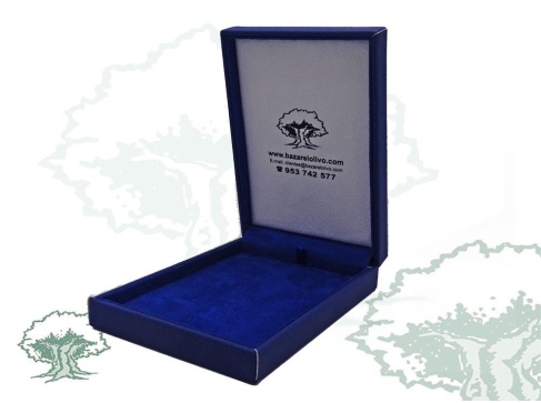 Estuche terciopelo azul