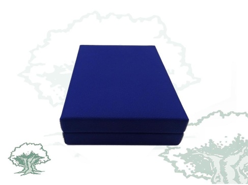 Estuche terciopelo azul