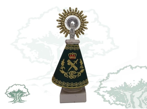 Figura Virgen del Pilar Guardia Civil mediana varios colores Figura Virgen del Pilar Guardia Civil mediana varios colores