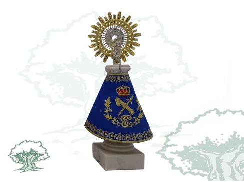 Figura Virgen del Pilar Guardia Civil mediana varios colores Figura Virgen del Pilar Guardia Civil mediana varios colores