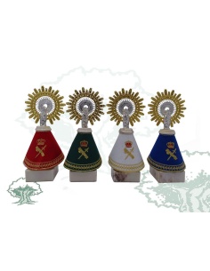 Figura Virgen del Pilar Guardia Civil varios colores