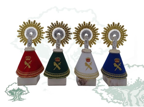 Figura Virgen del Pilar Guardia Civil varios colores Figura Virgen del Pilar Guardia Civil varios colores