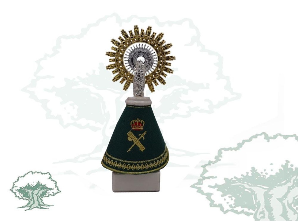 Figura Virgen del Pilar Guardia Civil varios colores
