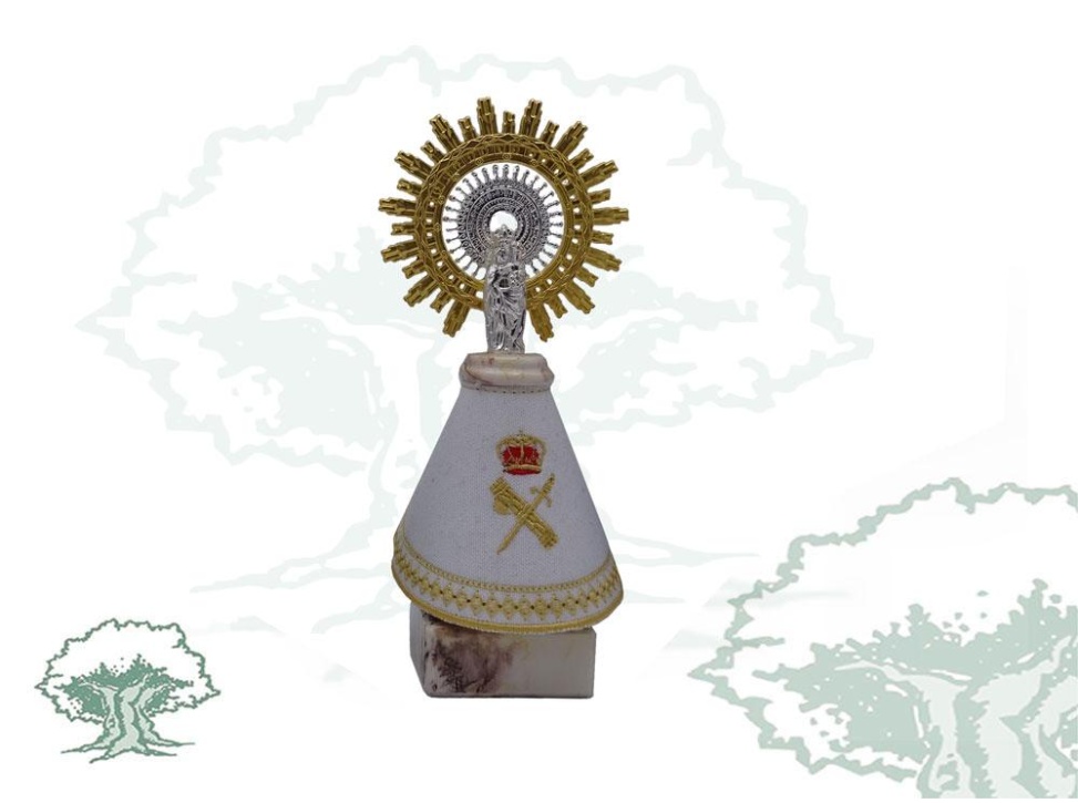 Figura Virgen del Pilar Guardia Civil varios colores