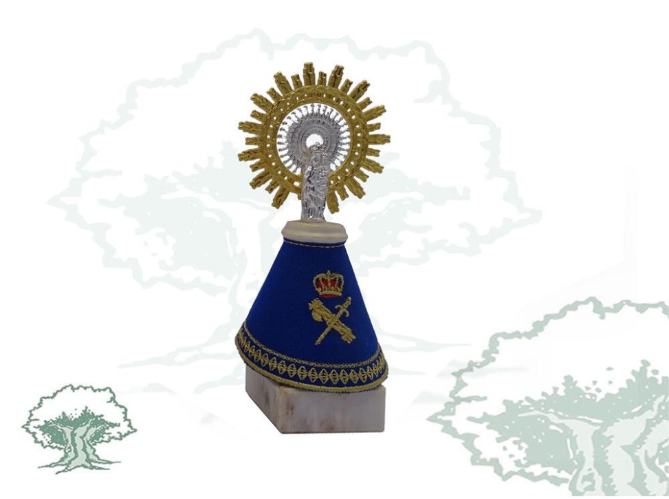 Figura Virgen del Pilar Guardia Civil varios colores