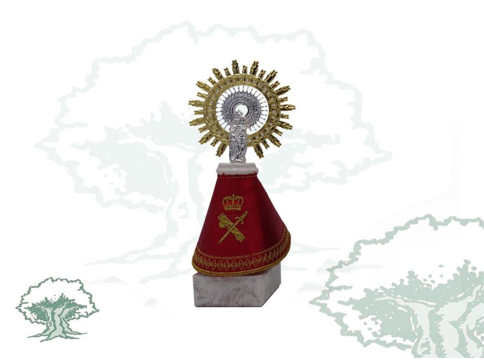 Figura Virgen del Pilar Guardia Civil raso