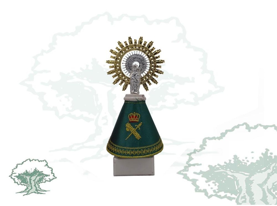 Figura Virgen del Pilar Guardia Civil raso