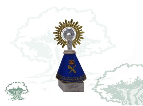 Figura Virgen del Pilar Guardia Civil raso