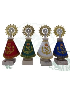 Figura Virgen del Pilar Guardia Civil raso grande
