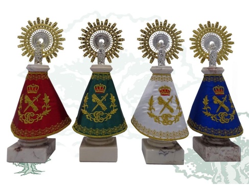 Figura Virgen del Pilar Guardia Civil raso grande Figura Virgen del Pilar Guardia Civil raso grande