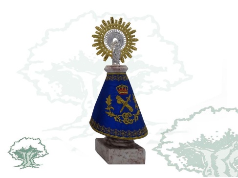 Figura Virgen del Pilar Guardia Civil raso grande Figura Virgen del Pilar Guardia Civil raso grande