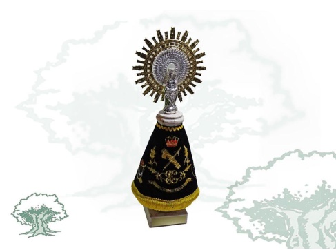 Figura Virgen del Pilar GRS Guardia Civil mediana