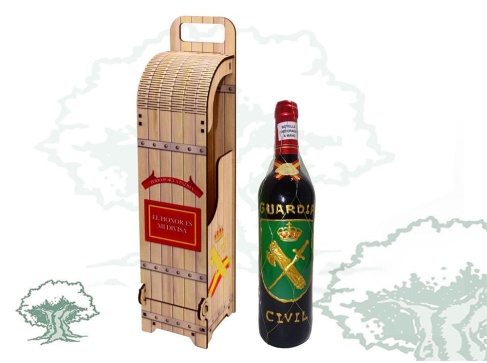 Estuche porta vino Guardia Civil
