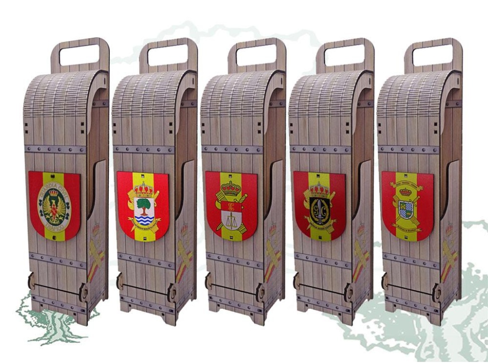 Estuche porta vino Especialidades Guardia Civil