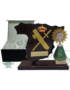 Metopa de escritorio Guardia Civil Virgen del Pilar
