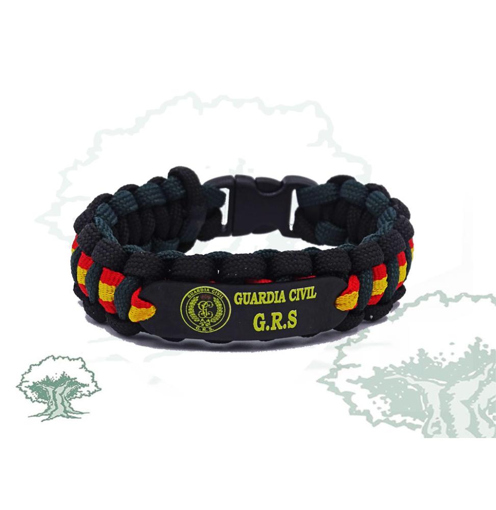 Pulsera GRS de la Guardia Civil de paracord