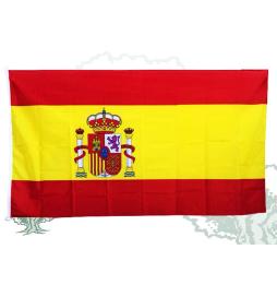 Bandera de España de exterior con anillas