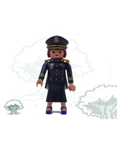 Muñeco articulado Policía Nacional mujer traje diario