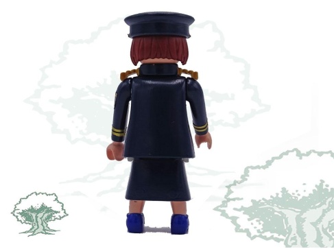 Muñeco articulado Policía Nacional mujer traje diario