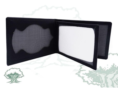 Cartera Policía Nacional para chapa