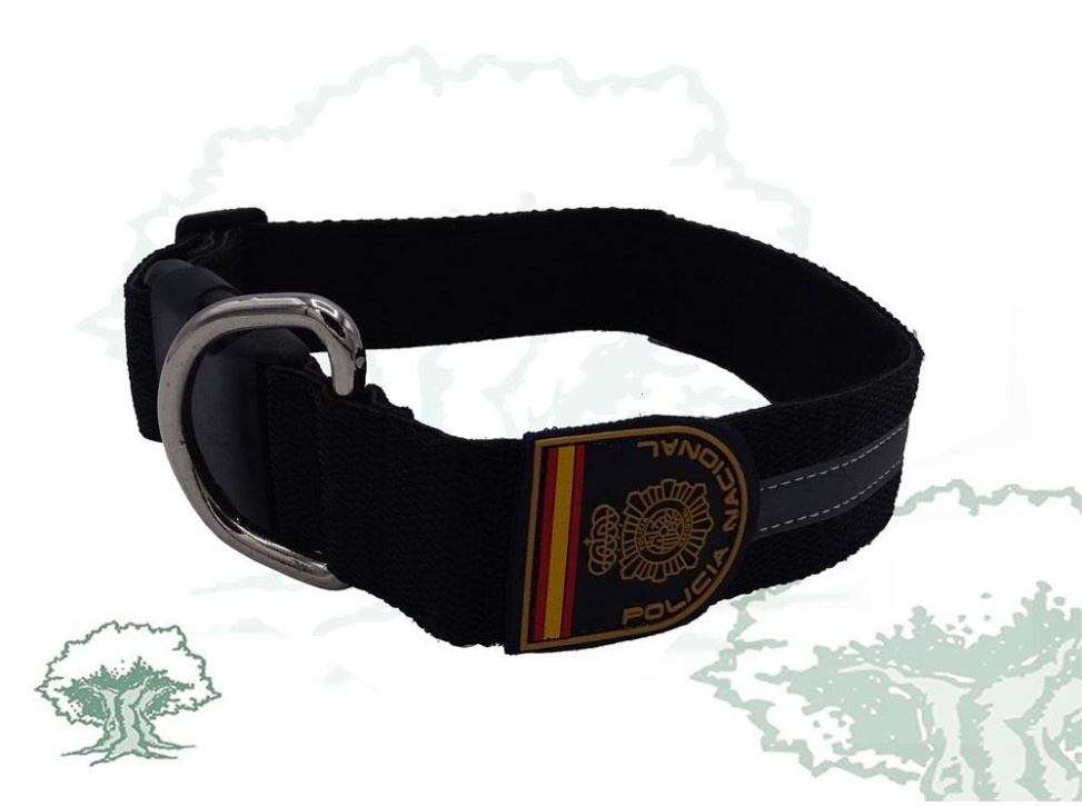 Collar perro Policía Nacional bandera España