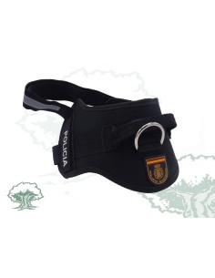 Arnés perro Policía Nacional con galleta y velcros