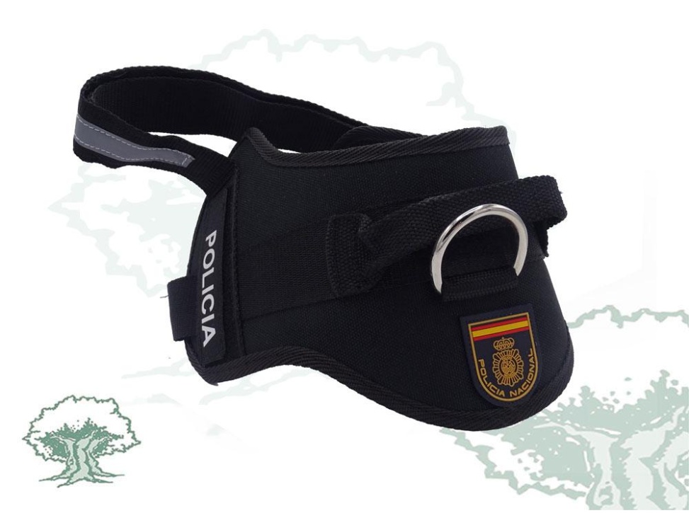 Arnés perro Policía Nacional galleta y velcros