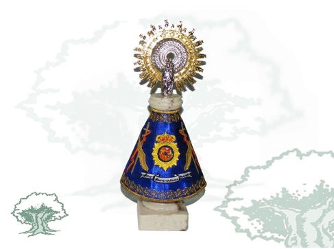 Figura Virgen del Pilar Policía Nacional mediana Figura Virgen del Pilar Policía Nacional mediana