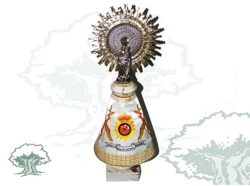 Figura Virgen del Pilar Policía Nacional grande