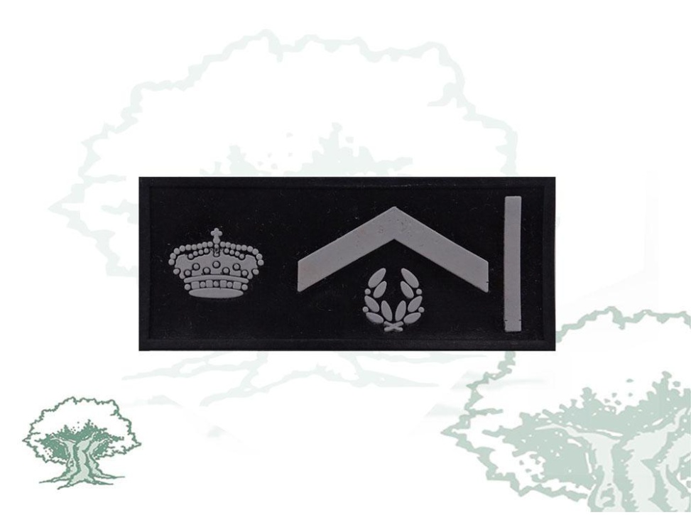 Tira de pecho rangos Policía Nacional