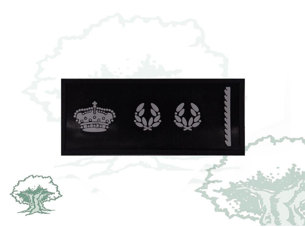 Tira de pecho Policía Nacional rangos