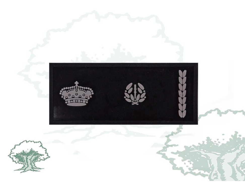 Tira de pecho rangos Policía Nacional