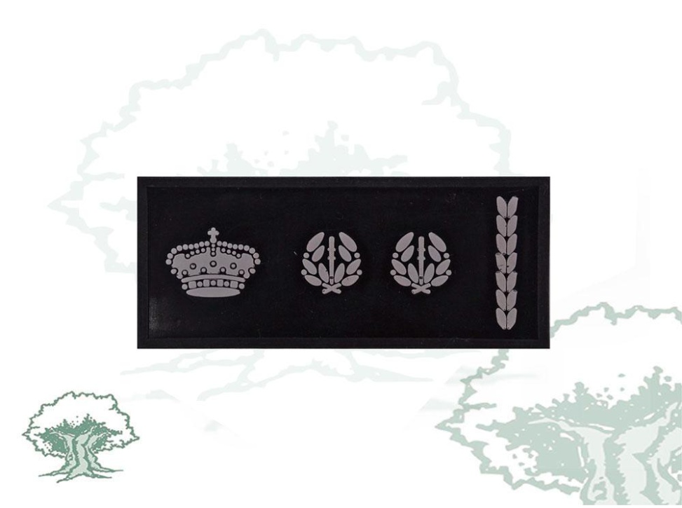 Tira de pecho Policía Nacional rangos