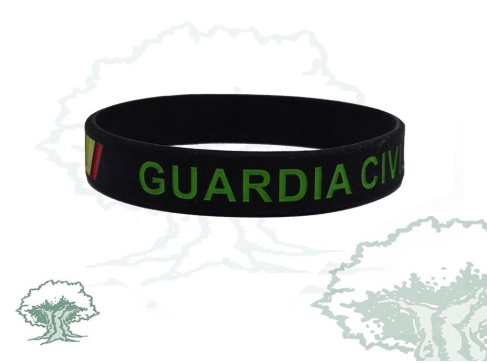 Pulsera Guardia Civil de silicona