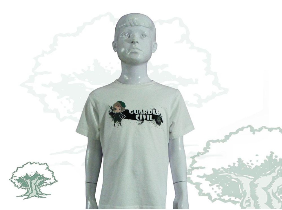 Camiseta de niña Guardia Civil liquidacion