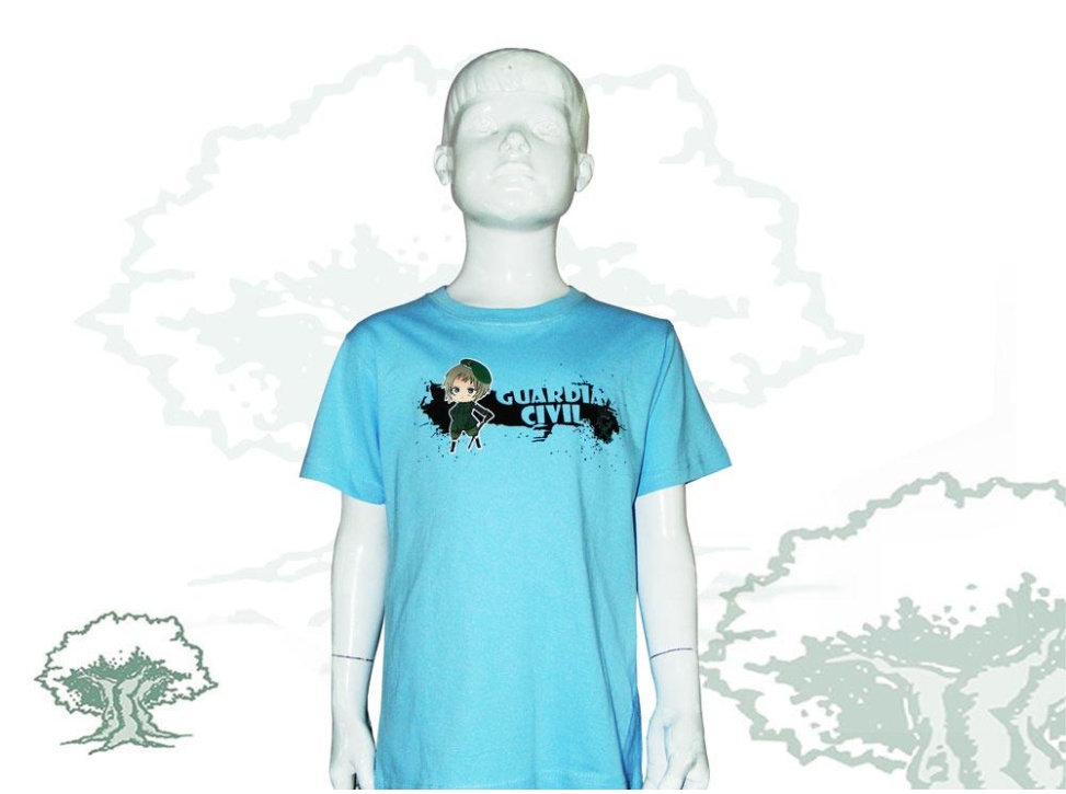 Camiseta de niña Guardia Civil liquidacion