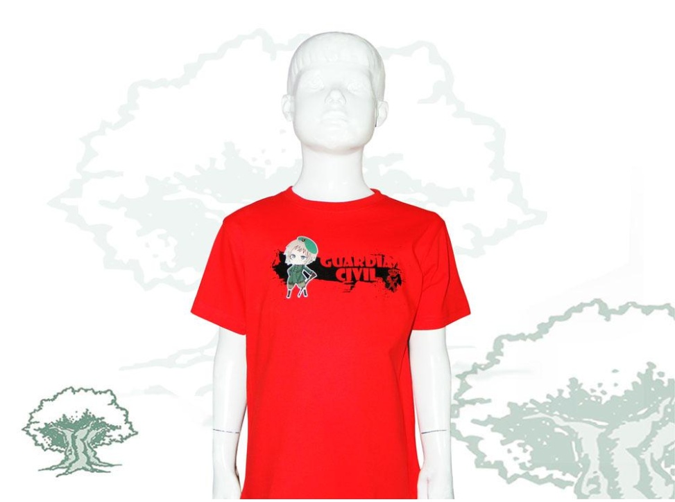 Camiseta Guardia Civil liquidacion de niña