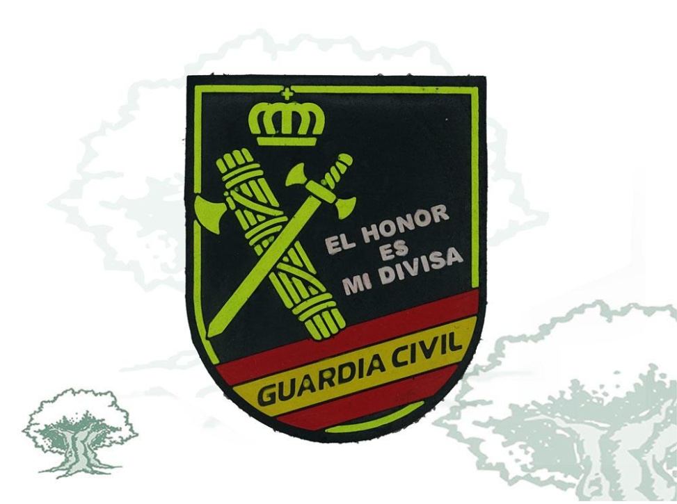 Adesivi Rotondi In Resina Guardia Civil – El Honor Es Mi Divisar, Ø 33 Mm, Confezione Da 2, Per Auto O Superfici Lisce