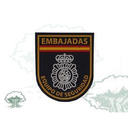 Parche Embajadas Equipo de Seguridad de la Policía Nacional